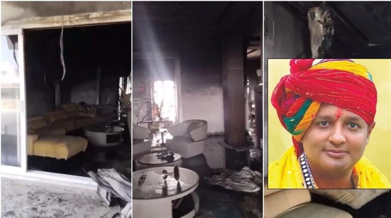 घर में लगी आग, उद्योगपति की दम घुटने से मौत; पत्नी और बच्चे अस्पताल में भर्ती घर में लगी आग, उद्योगपति की दम घुटने से मौत; पत्नी और बच्चे अस्पताल में भर्ती