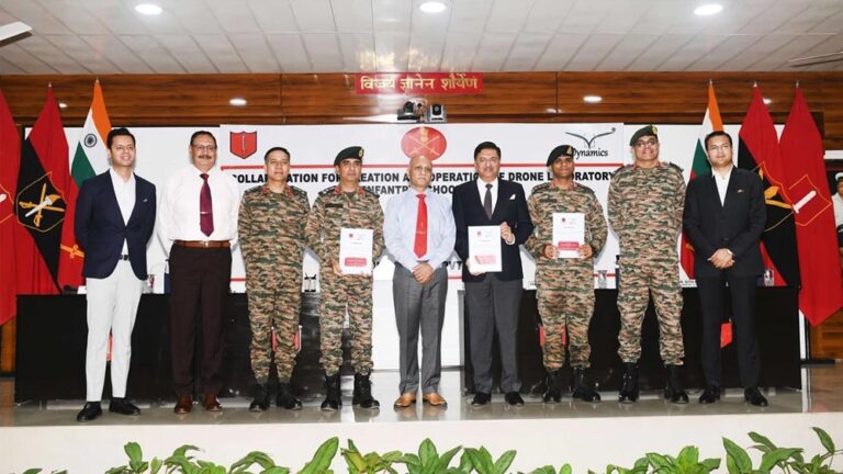 इन्फेंट्री स्कूल महू में ड्रोन सेंटर ऑफ एक्सीलेंस के तहत नई रिसर्च लैब स्थापित