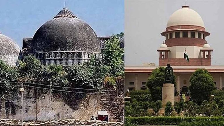 SC का सख्त संदेश — ‘बाबरी मस्जिद’ पोस्ट पर दायर याचिका खारिज, सोशल मीडिया पर चेतावनी SC का सख्त संदेश — ‘बाबरी मस्जिद’ पोस्ट पर दायर याचिका खारिज, सोशल मीडिया पर चेतावनी