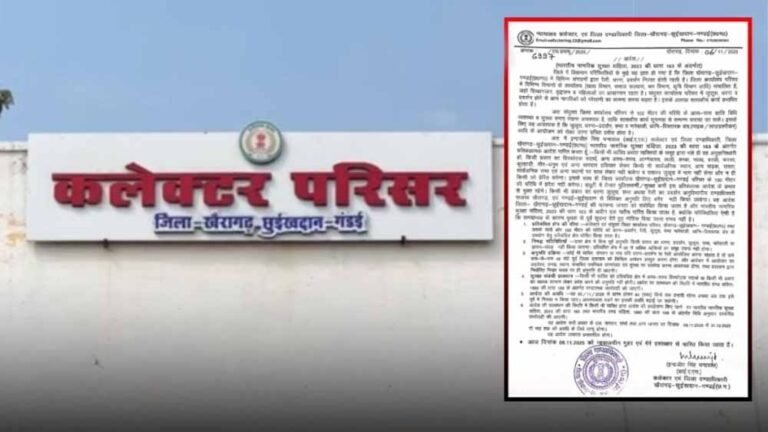 जिले में कलेक्टोरेट परिसर के आसपास विरोध-प्रदर्शन और ध्वनि विस्तारक यंत्रों के उपयोग पर रोक