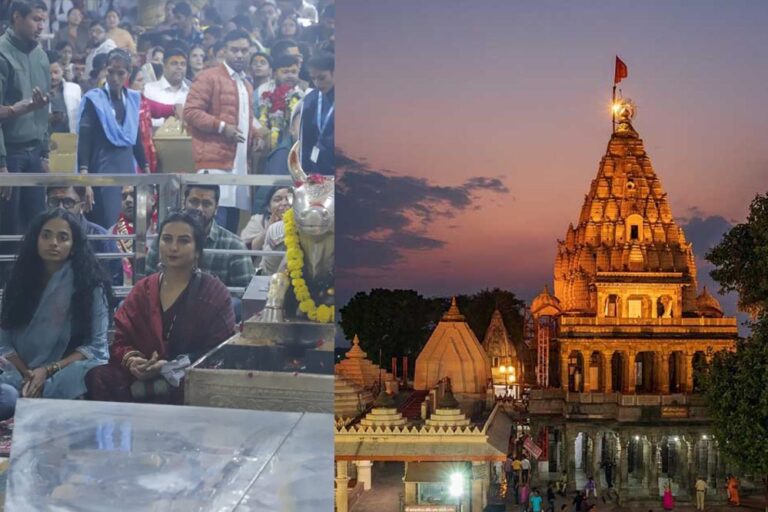 दिव्या दत्ता ने बाबा महाकाल के मंदिर में जताई श्रद्धा, नंदी जी से मांगी मनोकामना