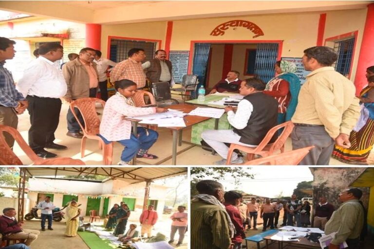 अम्बिकापुर : कलेक्टर ने विभिन्न क्षेत्रों में चल रहे एसआईआर कार्यों का किया निरीक्षण