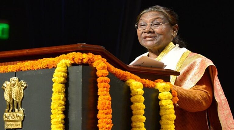 राष्ट्रपति द्रौपदी मुर्मु ने कहा: सशक्त आत्मा ही विश्व एकता की संकल्पना को साकार करने की आधारशिला