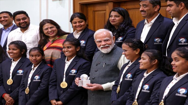 भारतीय महिला ब्लाइंड टीम को प्रधानमंत्री मोदी का सम्मान—टीम इंडिया की जीत पर जताई खुशी