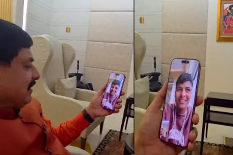 मुख्यमंत्री डॉ. यादव ने क्रिकेटर क्रांति गौड़ से वीडियो कॉल पर की बातचीत, दीं शुभकामनाएं