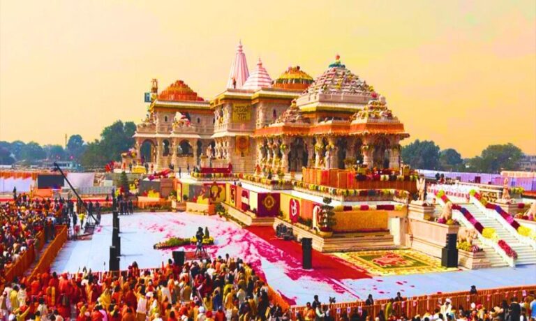 रामनगरी अयोध्या में ध्वजारोहण उत्सव की तैयारी, होटल-हाउसिंग पूरी तरह भरी और श्रद्धालुओं का उमड़ता हुजूम