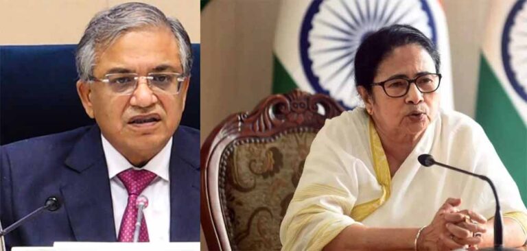 पश्चिम बंगाल में SIR पर टकराव तेज़: ममता ने ज्ञानेश कुमार को भेजा लेटर, कहा– हालात बिगड़ रहे हैं