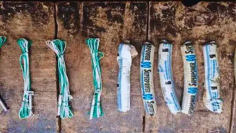 चौंकाने वाला खुलासा: सरकारी स्कूल के पास बरामद हुआ विस्फोटकों का बड़ा स्टॉक