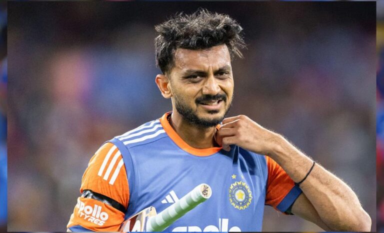 अक्षर पटेल की बीमारी से बाहर, अंतिम दो T20 मैचों के लिए टीम में नया खिलाड़ी शामिल अक्षर पटेल की बीमारी से बाहर, अंतिम दो T20 मैचों के लिए टीम में नया खिलाड़ी शामिल