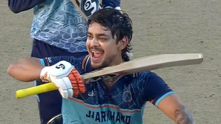 ईशान किशन की तूफानी पारी: 10 छक्के, 6 चौके और फाइनल में शतक; झारखंड ने हरियाणा को हराकर SMAT जीती