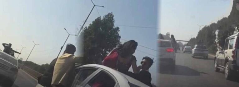 चलती कार में स्टंटबाजी का वीडियो बना रहे थे Reel, पुलिस की कार्रवाई में 5 कार जब्त, चालक अरेस्ट