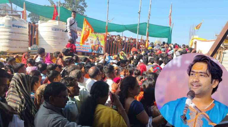 नए साल के स्वागत से एक दिन पहले बागेश्वर धाम में भक्तों की भारी उपस्थिति, प्रशासन और पुलिस तैनात