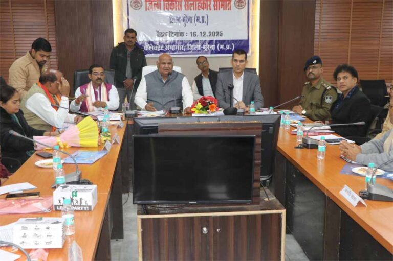 मंत्री वर्मा ने कहा- जिले के विकास में जनप्रतिनिधियों, प्रशासन एवं समाज के विशिष्टजनों के अनुभव अहम