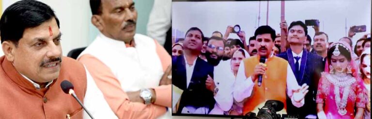 मुख्यमंत्री ने वर्चुअल माध्यम से आगर के सामूहिक विवाह कार्यक्रम में 551 नवदंपतियों को दी बधाई