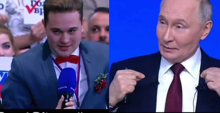 लाइव प्रेस कॉन्फ्रेंस में ‘मास्टरस्ट्रोक’: व्लादिमीर पुतिन के सामने रूसी पत्रकार का प्रपोजल वीडियो वायरल