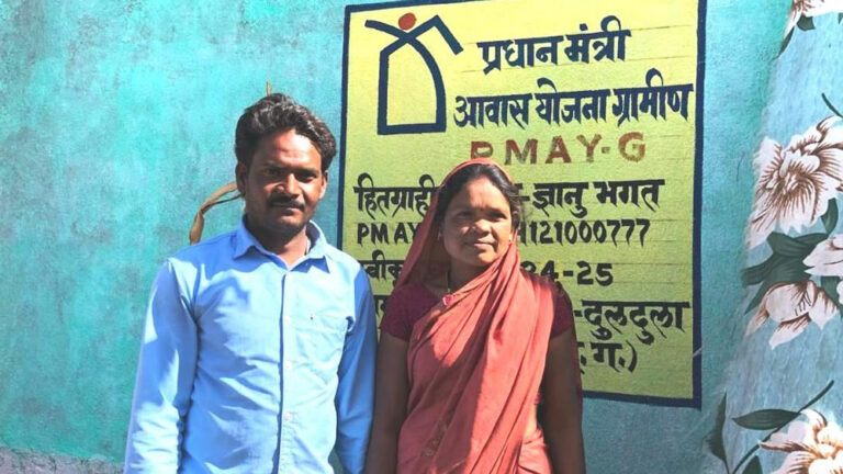 रायुपर : प्रधानमंत्री आवास योजना से साकार हुआ पक्के घर का सपना-ज्ञानु भगत