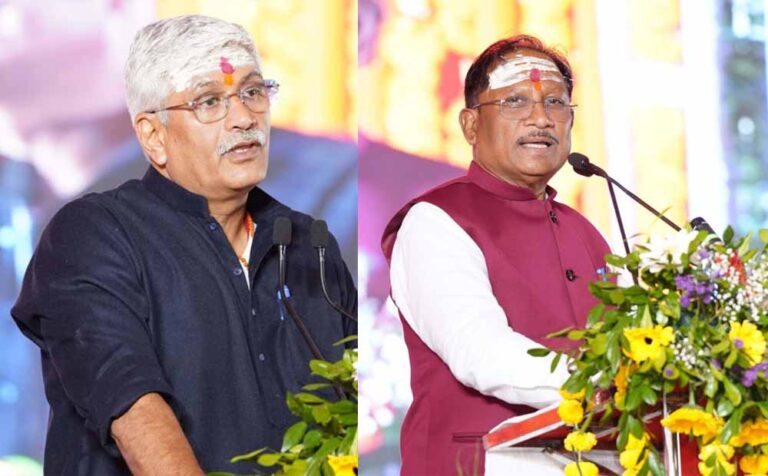 भोरमदेव कॉरिडोर विकास परियोजना का केन्द्रीय मंत्री गजेन्द्र शेखावत एवं मुख्यमंत्री साय ने किया भूमिपूजन