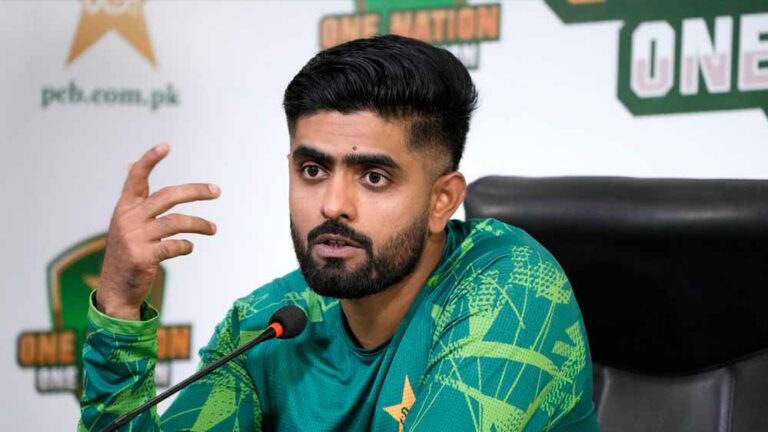 टीम में बदलाव: बाबर आजम अब तीसरे नंबर पर नहीं, कप्तान सलमान ने पोजिशन संभाली टीम में बदलाव: बाबर आजम अब तीसरे नंबर पर नहीं, कप्तान सलमान ने पोजिशन संभाली