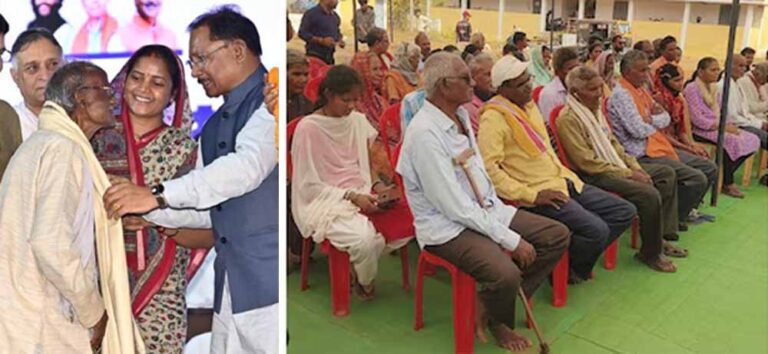 छत्तीसगढ़ में वरिष्ठ नागरिकों को आधार कार्ड एवं अन्य वैध दस्तावेजों से मिल रहा योजनाओं का लाभ