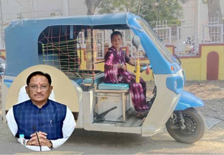 छत्तीसगढ़ में दीदी ई-रिक्शा योजना ने संवारी सुषमा की जिंदगी