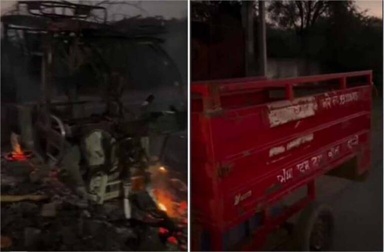 मध्य प्रदेश में कांवड़ियों का तांडव, ई-रिक्शा फूंका, चालक को पीटकर अधमरा छोड़ा