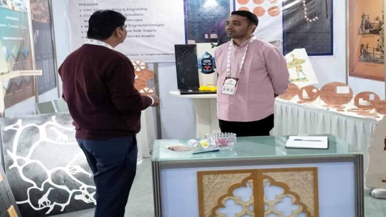 मध्यप्रदेश की 9 स्टोन आधारित एमएसएमई इकाइयों ने जयपुर में इंडिया स्टोन मार्ट में दिखाया जलवा