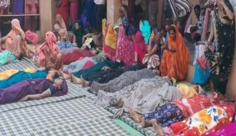 महिला नसबंदी का कैंप चर्चा में: धार में 180 महिलाओं को ऑपरेशन के बाद जमीन पर लिटाया गया