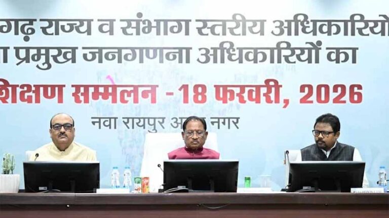 जनगणना 2027 पर मुख्यमंत्री साय का संदेश— हर व्यक्ति, हर परिवार जरूरी