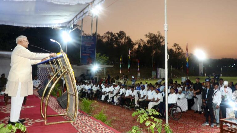 खेल महोत्सव मानवीय संकल्प और आत्मविश्वास का प्रतीक, बोले राज्यपाल पटेल