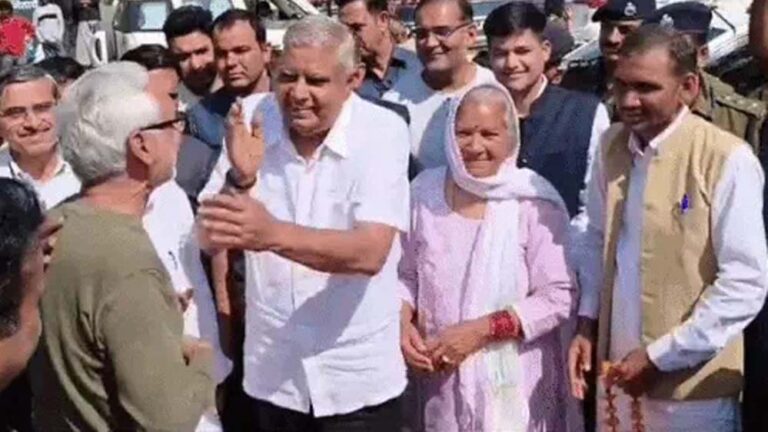 इस्तीफा स्वास्थ्य के लिए: धनखड़ ने खुलासा किया, दाढ़ी वाले उन्हें डराते हैं