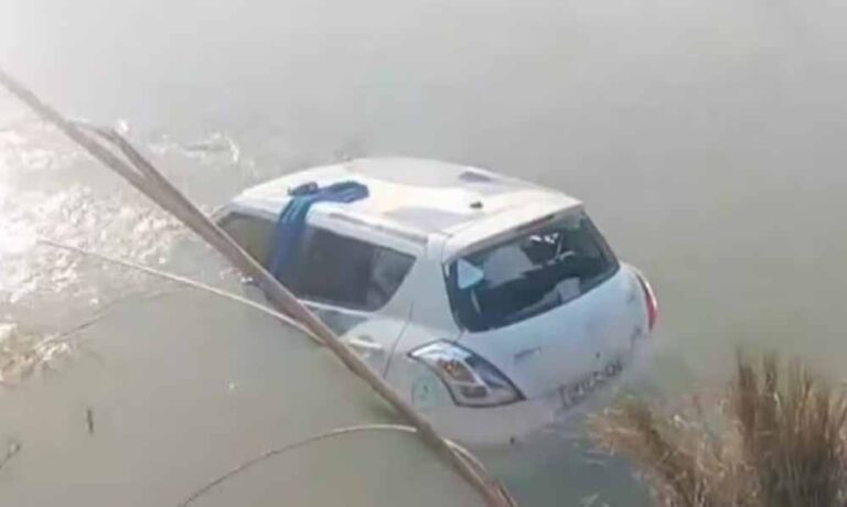 कानपुर हादसा: मुंडन संस्कार से लौट रहे परिवार की कार नहर में समाई, तीन की मौत, एक गंभीर