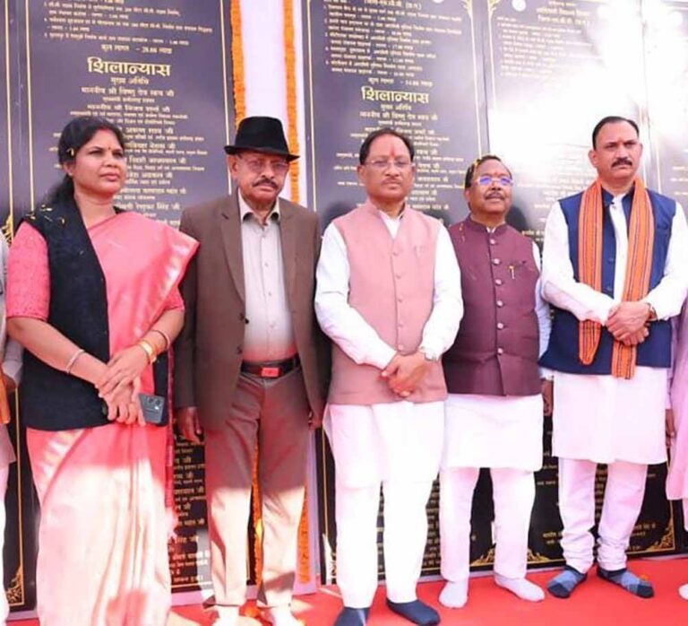 पोड़ी में मुख्यमंत्री विष्णु देव ने ₹126 करोड़ के कार्यों का किया लोकार्पण