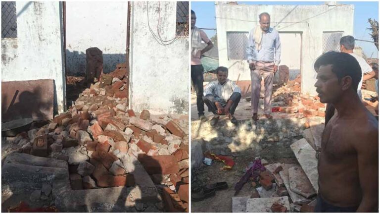 मंदिर में पूजा के दौरान बड़ा हादसा, छत गिरने से 3 मासूमों की मौत मंदिर में पूजा के दौरान बड़ा हादसा, छत गिरने से 3 मासूमों की मौत