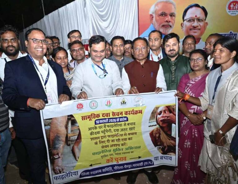 मुख्यमंत्री ने जीपीएम में नवीन जिला अस्पताल भवन निर्माण कार्य का किया शुभारंभ