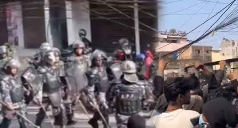 वीरगंज हिंसा: धार्मिक स्थल पर विवाद भड़का, पुलिस लाठीचार्ज के बाद सेना संभालेगी मोर्चा वीरगंज हिंसा: धार्मिक स्थल पर विवाद भड़का, पुलिस लाठीचार्ज के बाद सेना संभालेगी मोर्चा