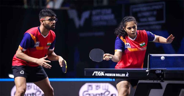 WTT स्टार कंटेंडर 2026: मिक्स्ड डबल्स में मानुष-दीया का शानदार प्रदर्शन, क्वार्टर फाइनल में एंट्री