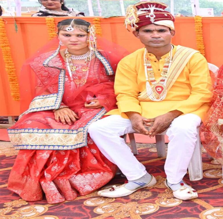 मुख्यमंत्री कन्या विवाह योजना से नारी निकेतन की बालिका को मिला सुरक्षित भविष्य