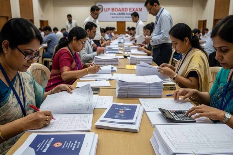 UP Board 10वीं-12वीं आंसरशीट चेकिंग आज से, त्रिस्तरीय मूल्यांकन लागू, जानें कब आएगा रिजल्ट