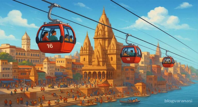 काशी विश्वनाथ धाम की यात्रा अब आसान, बनारस रोपवे से 15 मिनट में दर्शन संभव