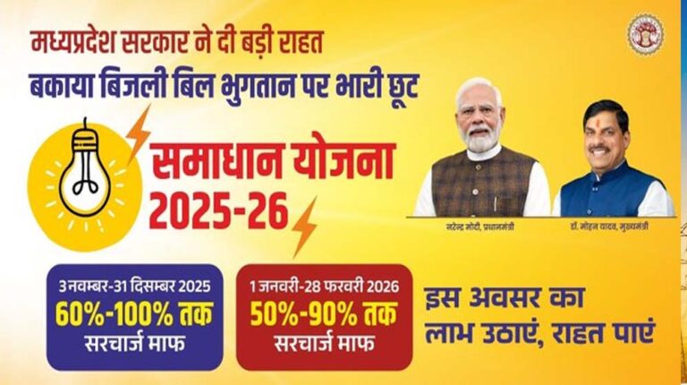 विद्युत समाधान योजना की अवधि 31 मार्च तक बढ़ाई गई, ऊर्जा मंत्री तोमर का ऐलान