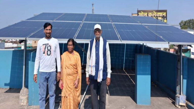 रायपुर: प्रधानमंत्री सूर्यघर मुफ्त बिजली योजना से जमुना पाण्डे का घर सौर ऊर्जा से हो रहा रोशन
