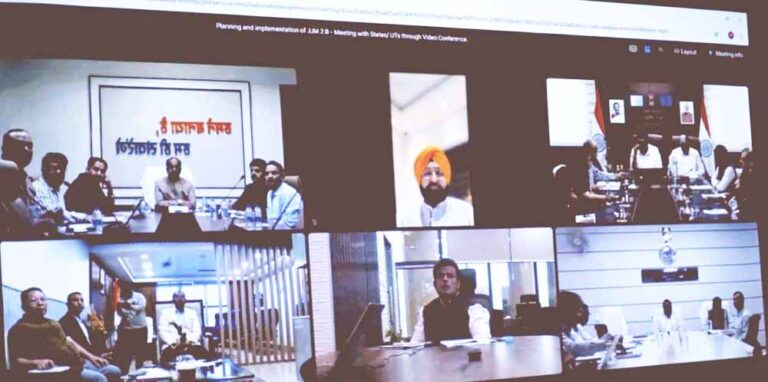 जल जीवन मिशन की प्रगति, क्रियान्वयन तथा नल कनेक्शनों की स्थिति पर हुई चर्चा