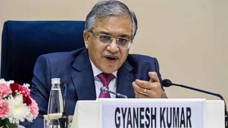 चुनाव में डर का माहौल नहीं बनने देंगे, जिम्मेदारों पर सख्त एक्शन होगा: ज्ञानेश कुमार