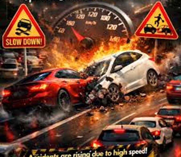 स्पीड बनी जानलेवा! 7 साल में 1397 लोगों की मौत, फिर भी नहीं थम रही रफ्तार स्पीड बनी जानलेवा! 7 साल में 1397 लोगों की मौत, फिर भी नहीं थम रही रफ्तार